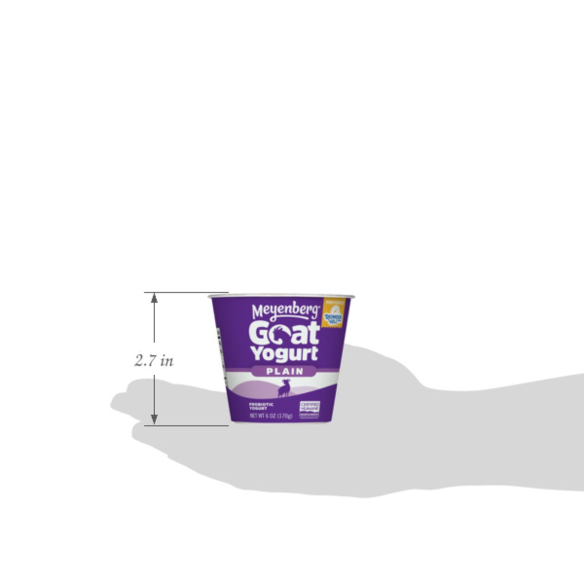 slide 7 of 9, Redwood Hill Farm Yogurt Goat Milk Plain, 6 oz