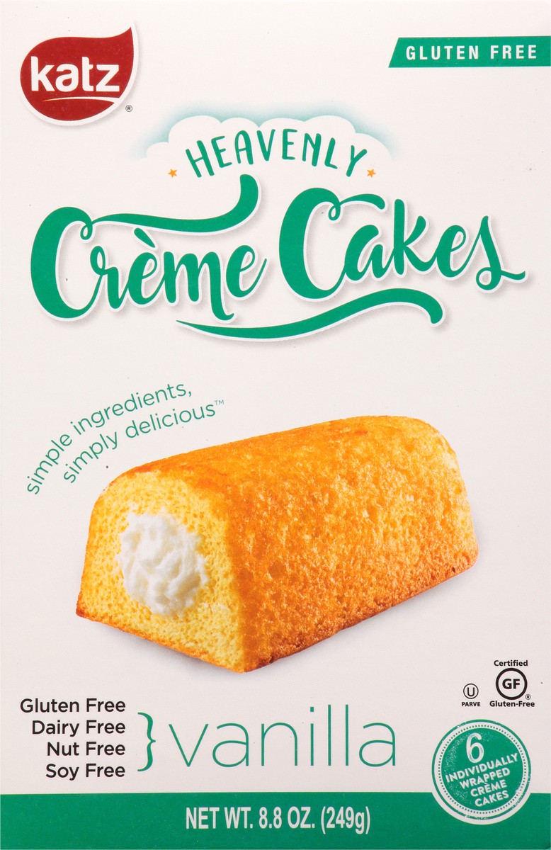 slide 6 of 9, Katz Gluten Free Creme Cake Van Hvnly, 8.8 oz