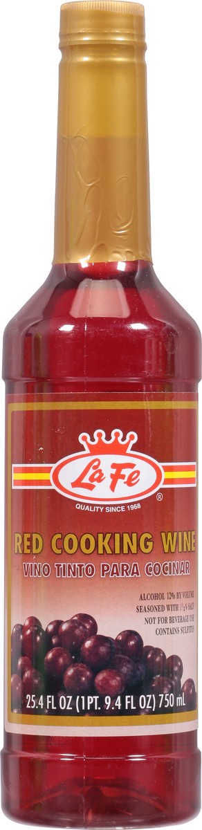 slide 9 of 11, La Fe Red Cooking Wine 1 25.4 fl oz, 25.4 fl oz