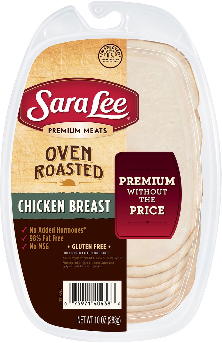 slide 4 of 5, Sara Lee Oven Roasted Chicken Breast, 10 oz