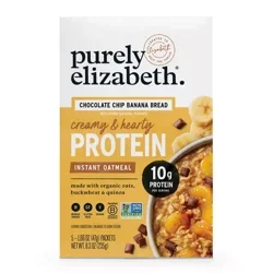 Purely Elizabeth Protein Chocolate Chip Banana Bread Oatmeal