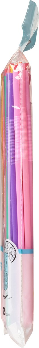 slide 6 of 12, Super Flex Straws , 75 ct