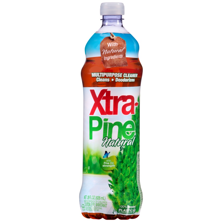 slide 1 of 4, Xtra-Pine Natural Multipurpose Cleaner, 28 oz