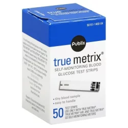 Publix Self-Monitoring Blood Glucose Test Strips, True Metrix