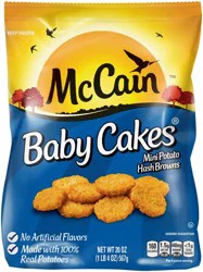 McCain Babycakes Mini Hashbrown Patties, 20 oz (Frozen Potatoes)