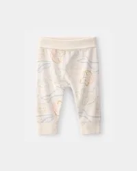 Carter's Baby Animal Friends Terry Pants - Cream - 6M