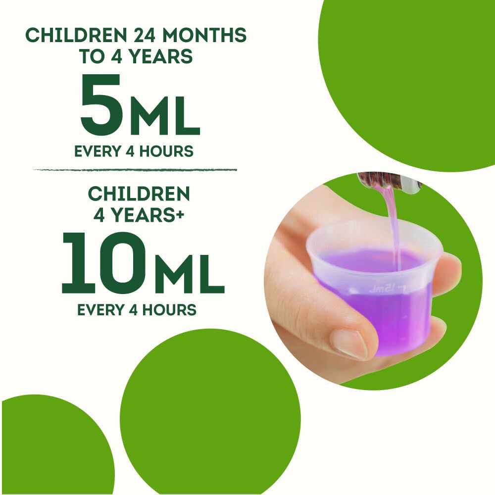 slide 2 of 5, Simple Truth Children's Nighttime Cough Syrup And Mucus Relief, 4 fl oz