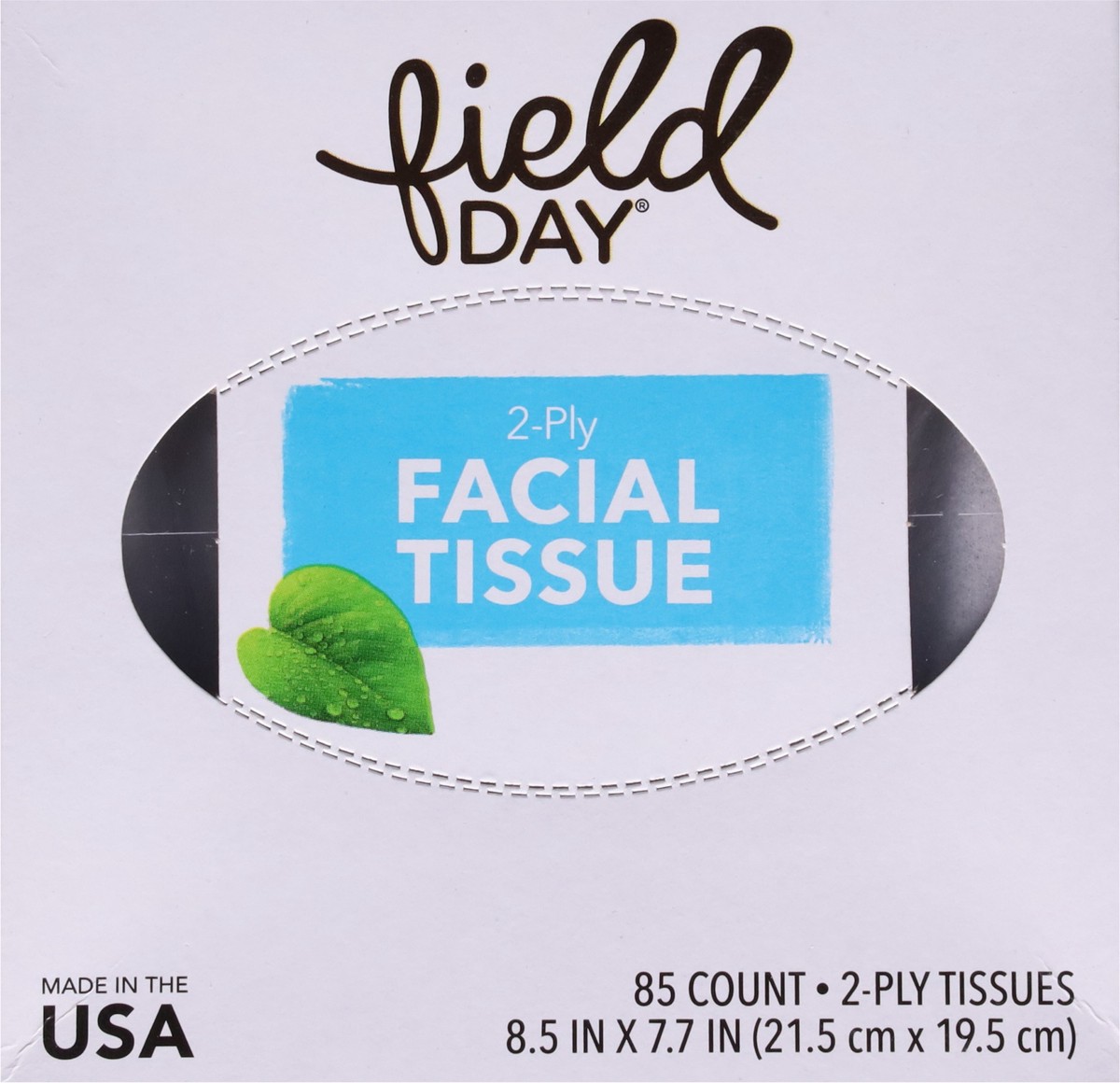 slide 3 of 9, Field Day 2-Ply Recyclable Facial Tissue, 85 ct