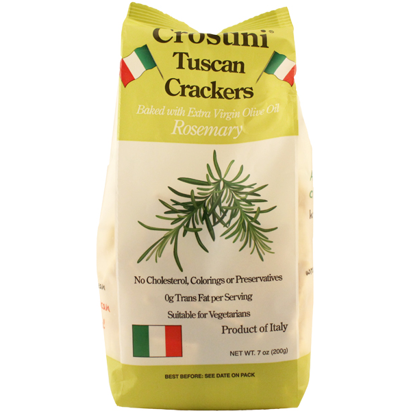 slide 1 of 1, Crostini Tuscan Crackers with Rosemary, 6 oz