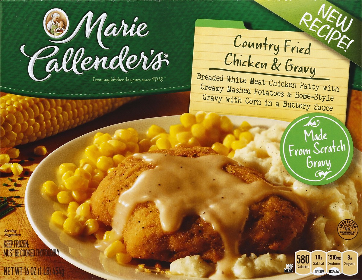 slide 4 of 4, Marie Callender's Country Fried Chicken, 16 oz