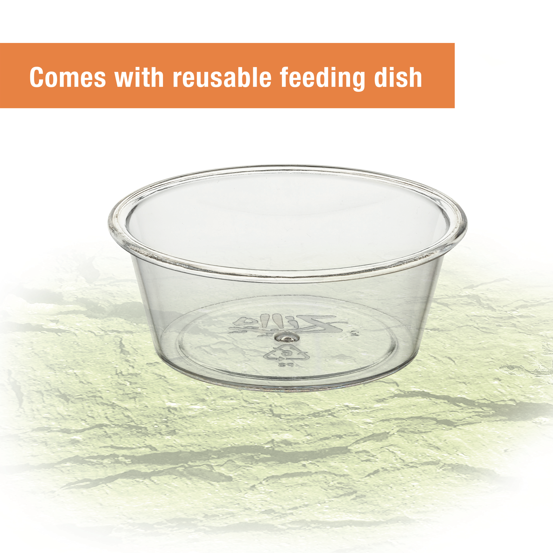 slide 2 of 6, Zilla Vertical Décor Mushroom Feeding Ledge One Size, 1 ct