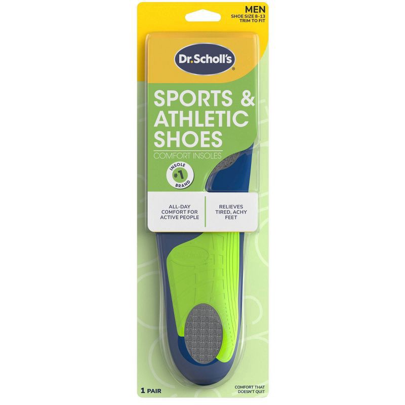 slide 1 of 2, Dr. Scholl's Men's Sports & Athletic Shoes Comfort Insoles - Size 9-14 1 Pair, 1 ct