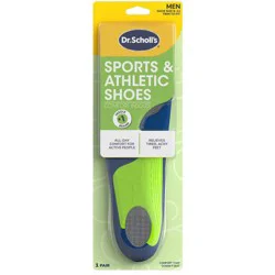 Dr. Scholl's Men's Sports & Athletic Shoes Comfort Insoles - Size 9-14 1 Pair