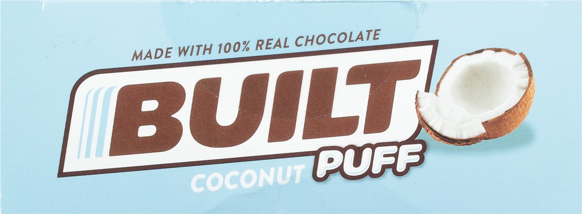 slide 9 of 17, Built Bar Coconut Puff is a Protein Bar, 5.64 oz