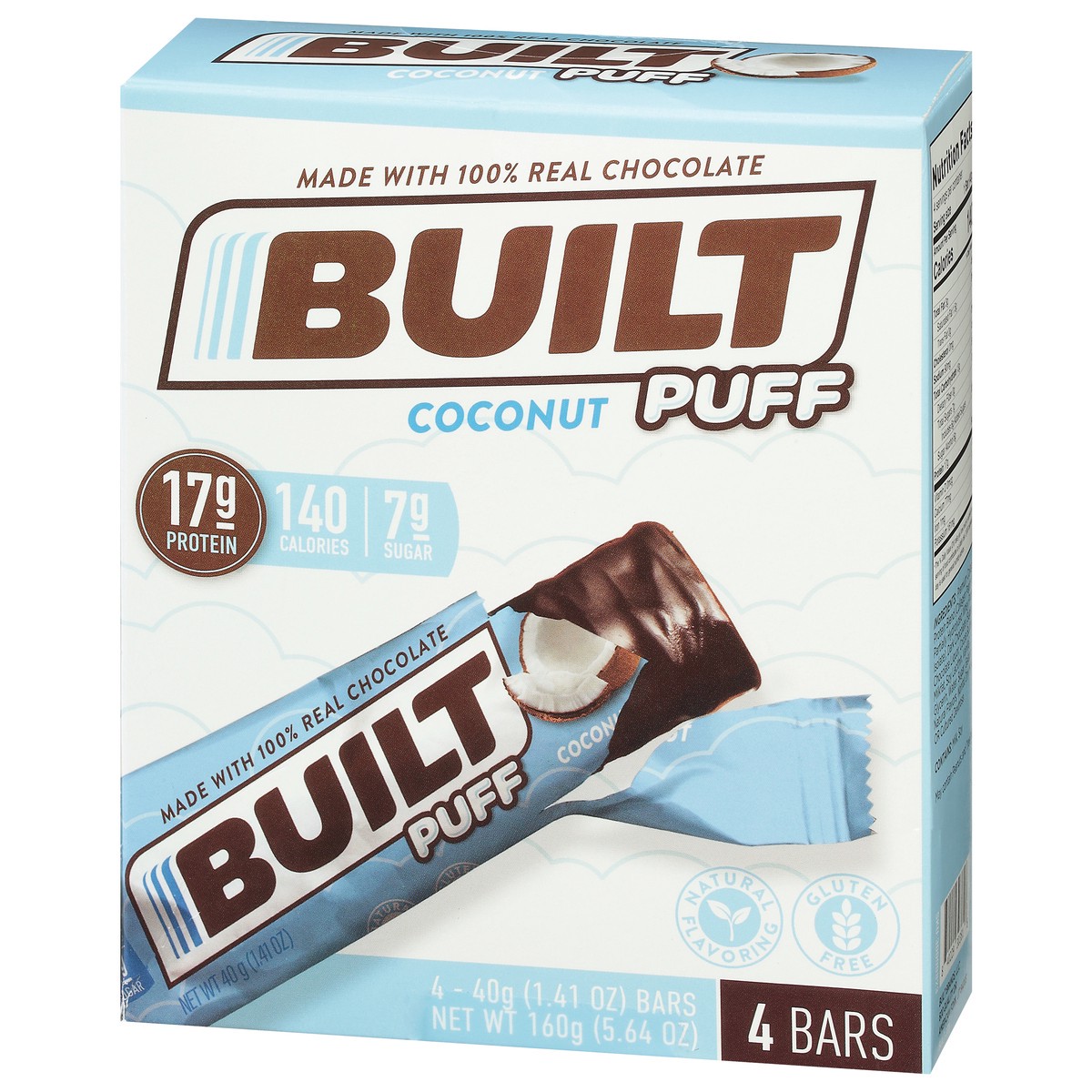 slide 7 of 17, Built Bar Coconut Puff is a Protein Bar, 5.64 oz