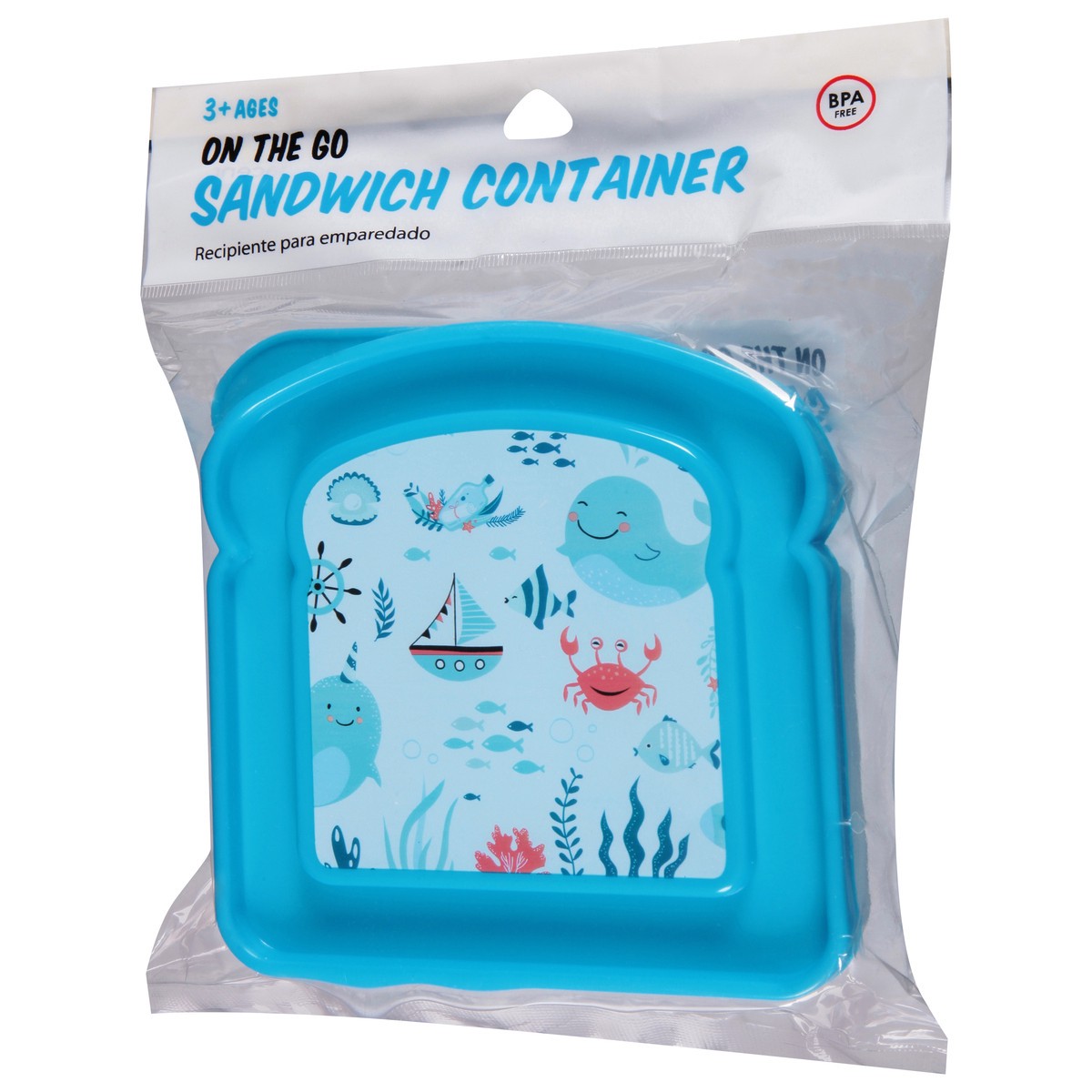 slide 3 of 12, Jacent Sandwich Container Unicorn, 1 ct