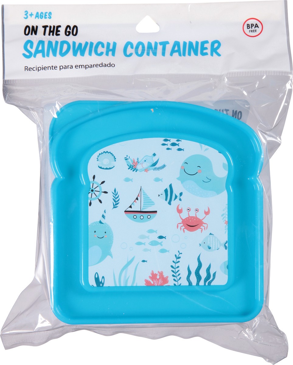 slide 9 of 12, Jacent Sandwich Container Unicorn, 1 ct