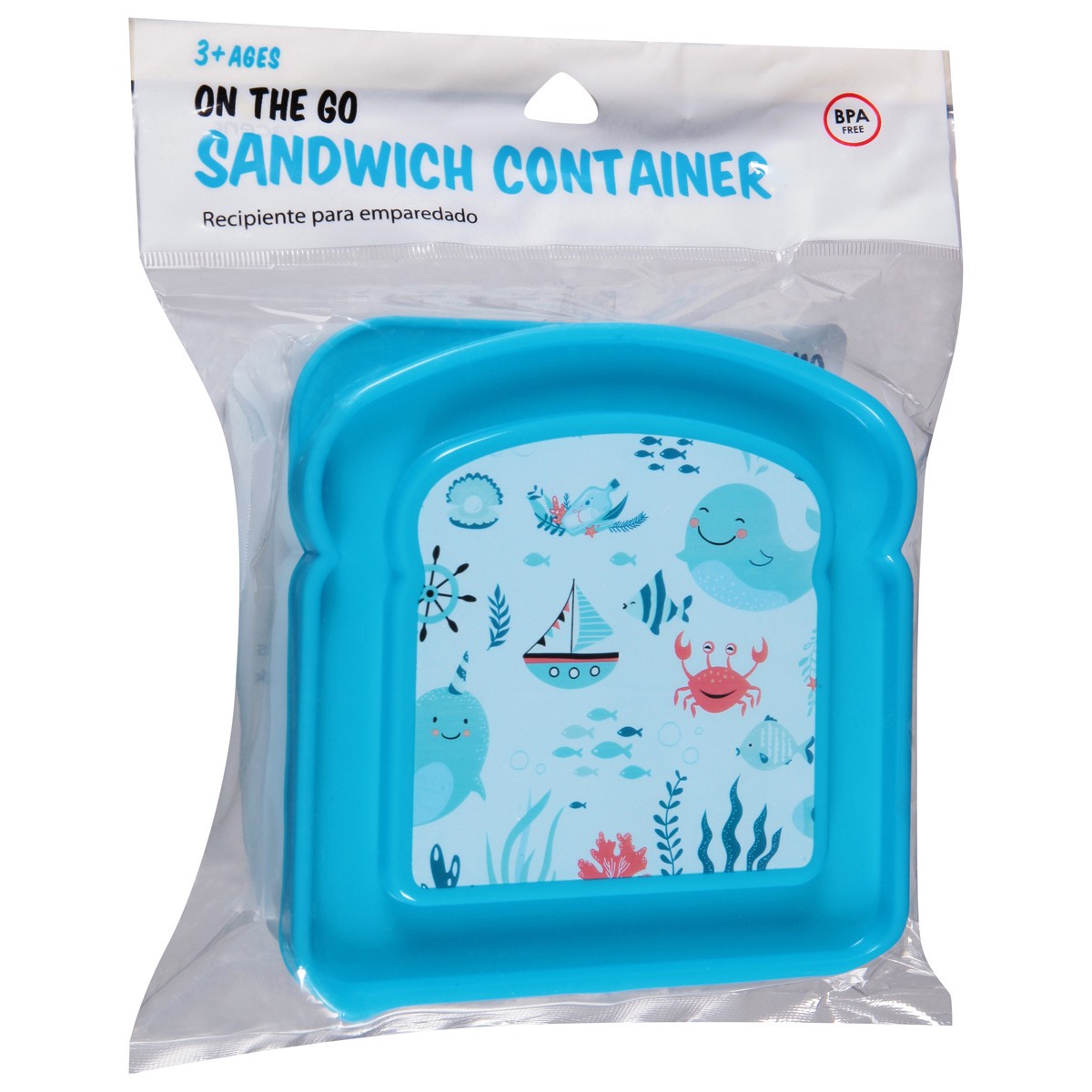 slide 4 of 12, Jacent Sandwich Container Unicorn, 1 ct
