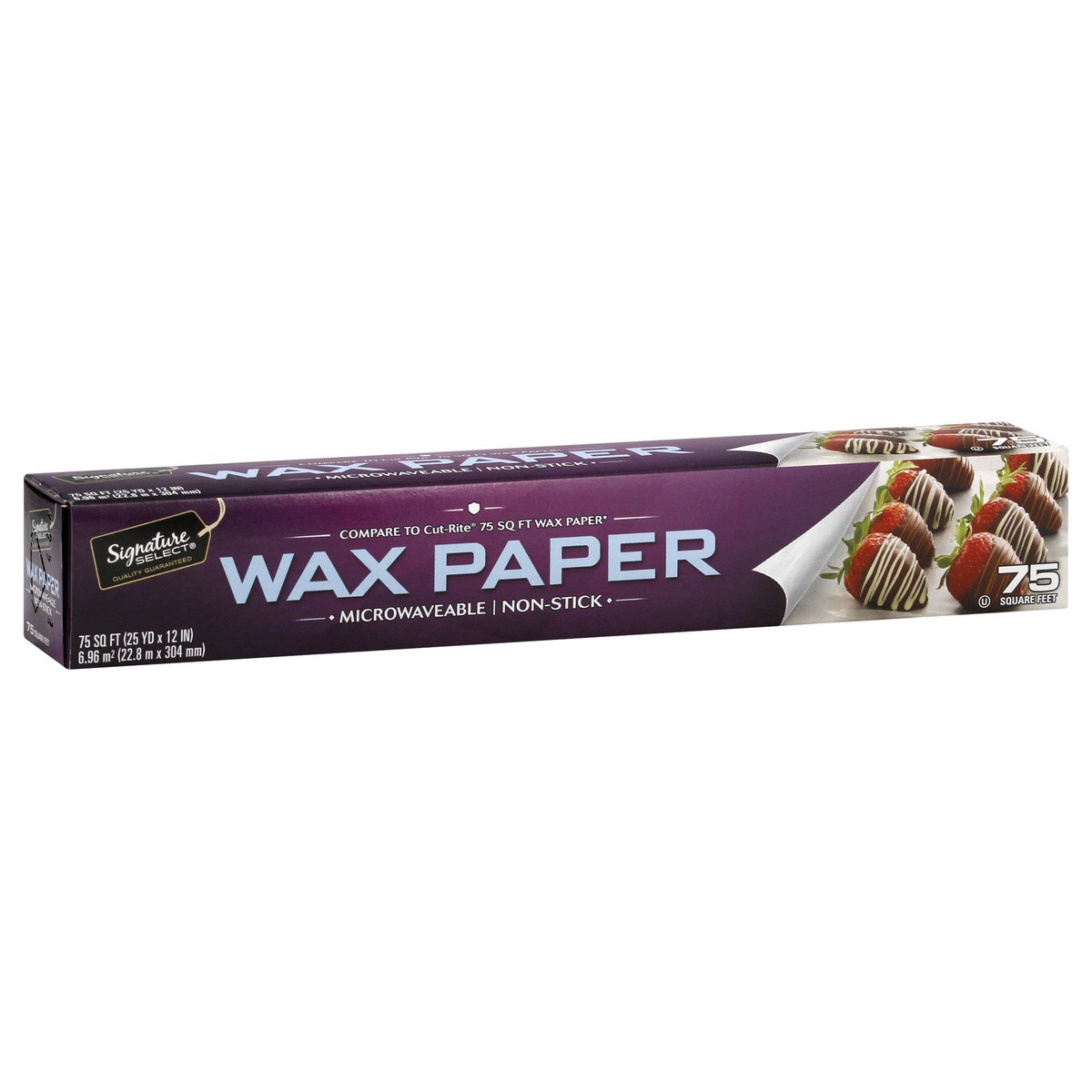 slide 9 of 9, Signature Select Wax Paper 1 ea, 1 ct