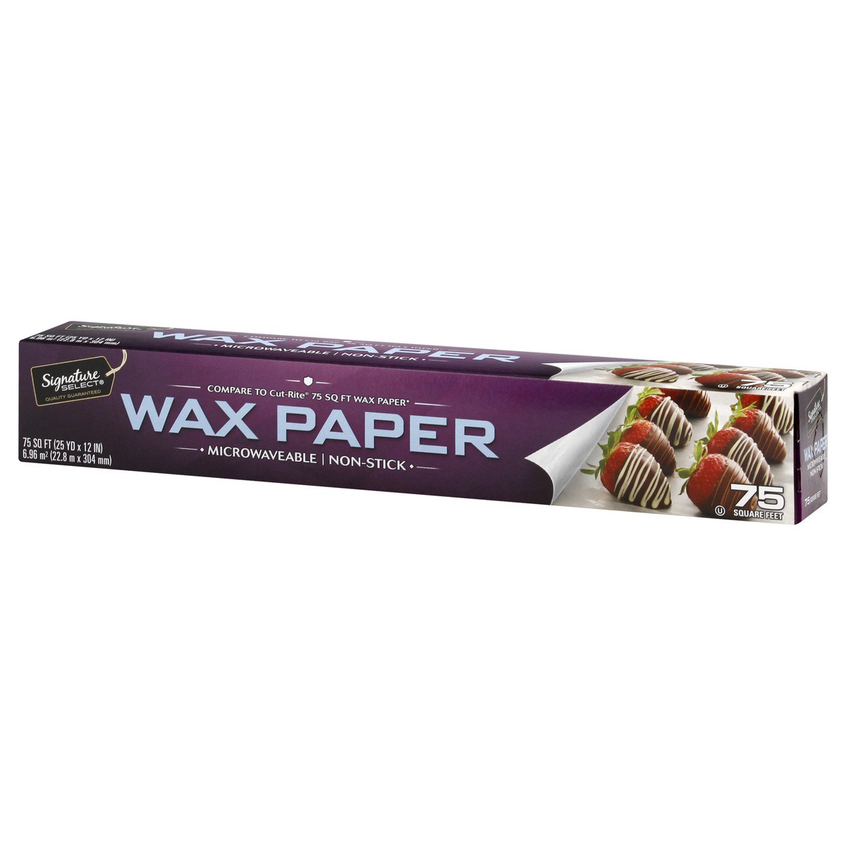 slide 4 of 9, Signature Select Wax Paper 1 ea, 1 ct