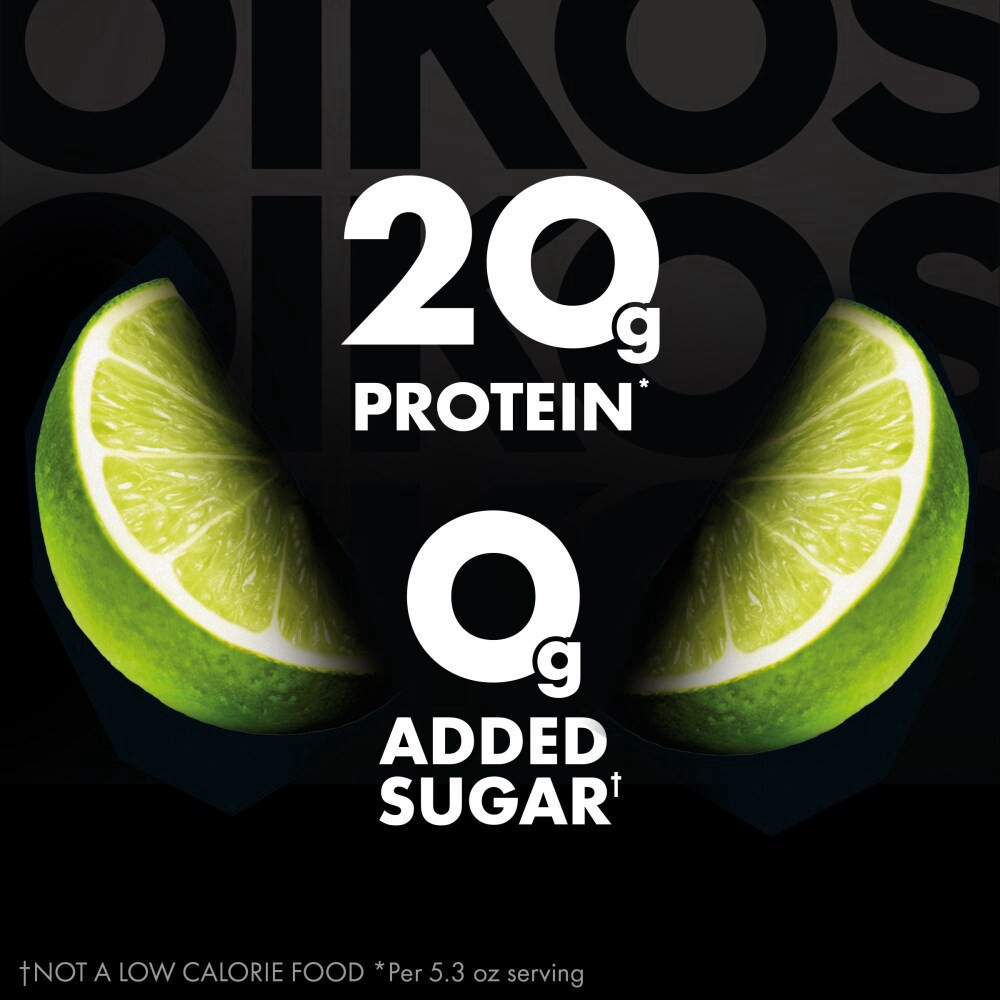 slide 6 of 6, Oikos Pro Key Lime Yogurt-Cultured Ultra-Filtered Milk Product, 5.3 OZ Cup, 5.3 fl oz
