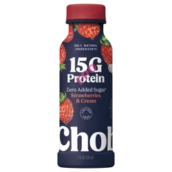 Chobani 15g Strawberry and Cream Greek Yogurt Drink - 7 fl oz