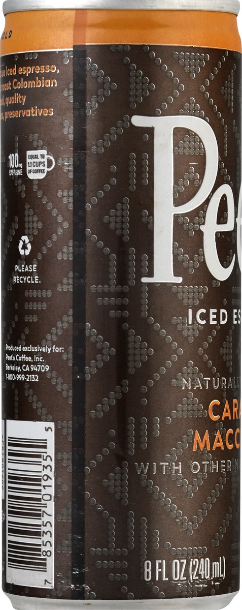 slide 7 of 10, Peets Coffee Caramel Macchiato Iced Espresso 8 oz, 8 oz