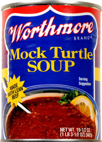 slide 1 of 1, Worthmore Mock Turtle Soup, 19.5 oz