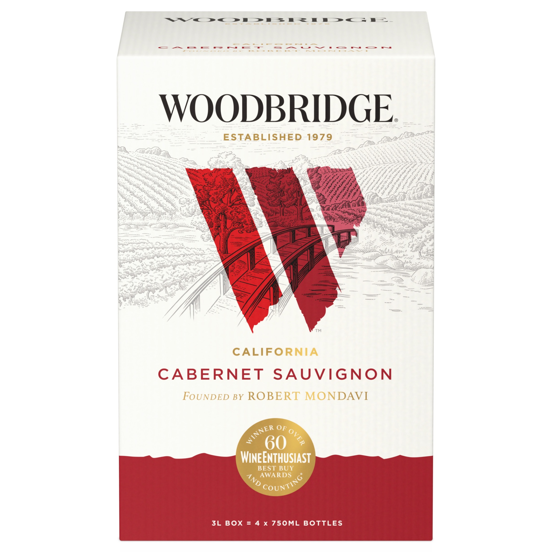 Woodbridge Sauvignon Red Wine Box 3 liter Shipt