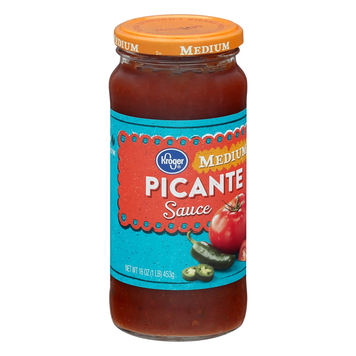 slide 2 of 11, Kroger Medium Picante Sauce, 16 oz