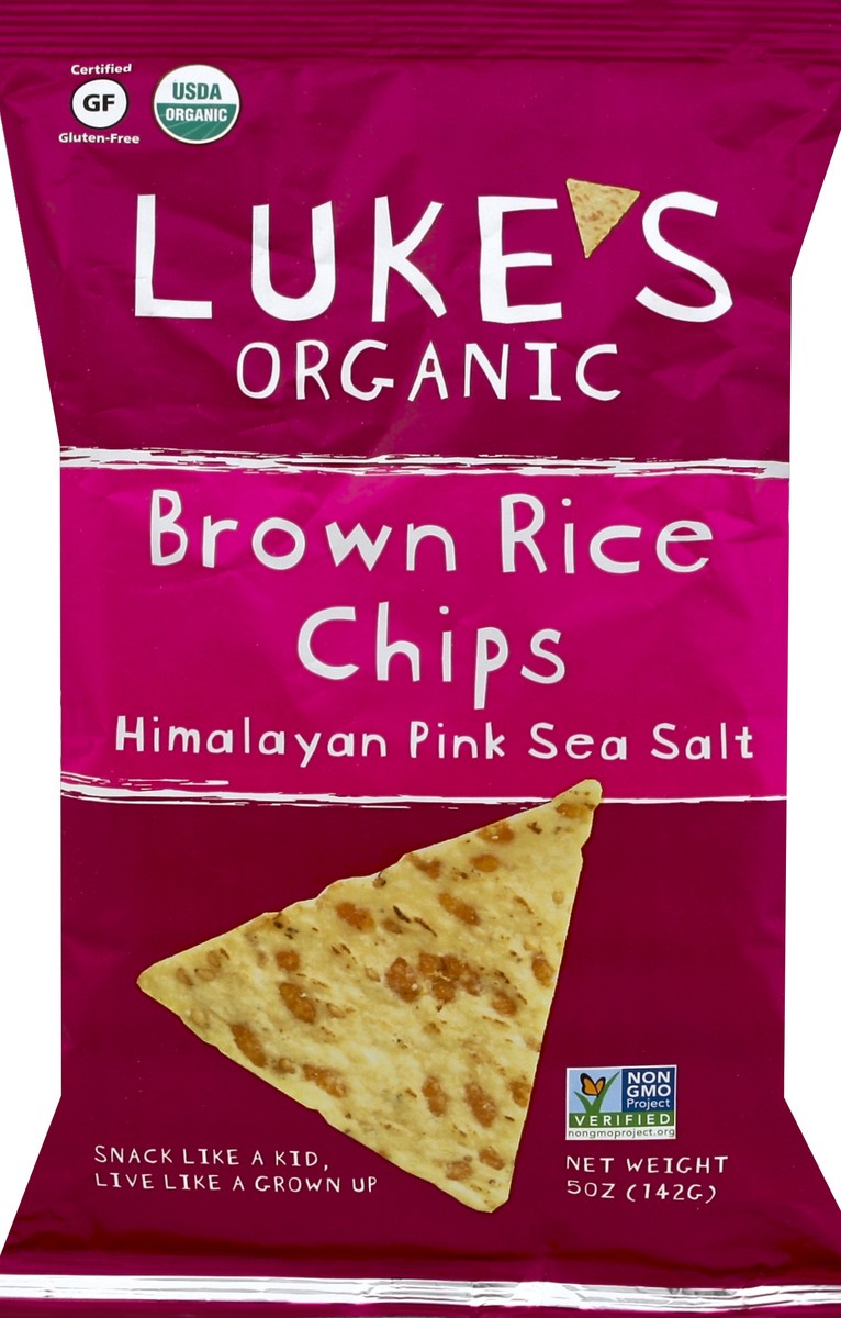 slide 1 of 6, Luke's Brown Rice Chips 5 oz, 5 oz