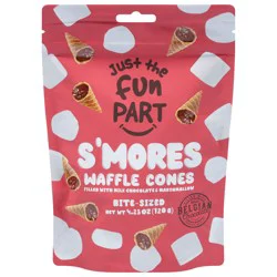 Just the Fun Part Bite Sized S'mores Waffle Cones Bite-Sized 4.23 oz