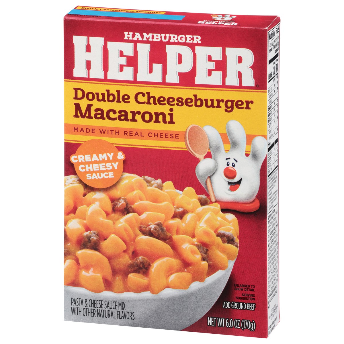 slide 12 of 13, Hamburger Helper Double Cheeseburger Macaroni Pasta & Sauce Mix - 6 oz, 6 oz