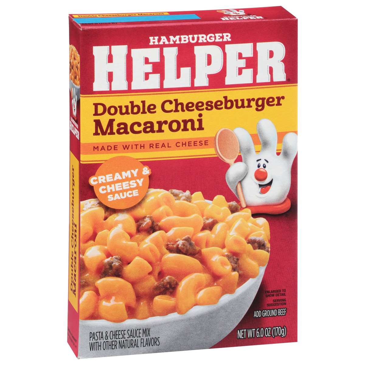 slide 2 of 13, Hamburger Helper Double Cheeseburger Macaroni Pasta & Sauce Mix - 6 oz, 6 oz