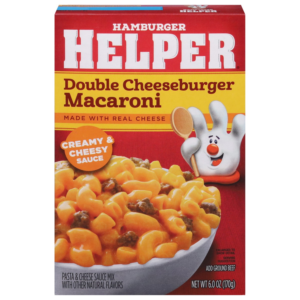 slide 1 of 13, Hamburger Helper Double Cheeseburger Macaroni Pasta & Sauce Mix - 6 oz, 6 oz