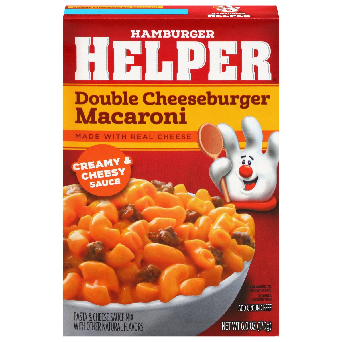 slide 1 of 13, Hamburger Helper Double Cheeseburger Macaroni Pasta & Sauce Mix - 6 oz, 6 oz