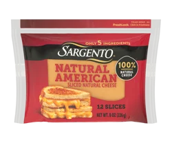 Sargento Natural American Sliced Cheese, 12 Slices, 8 oz