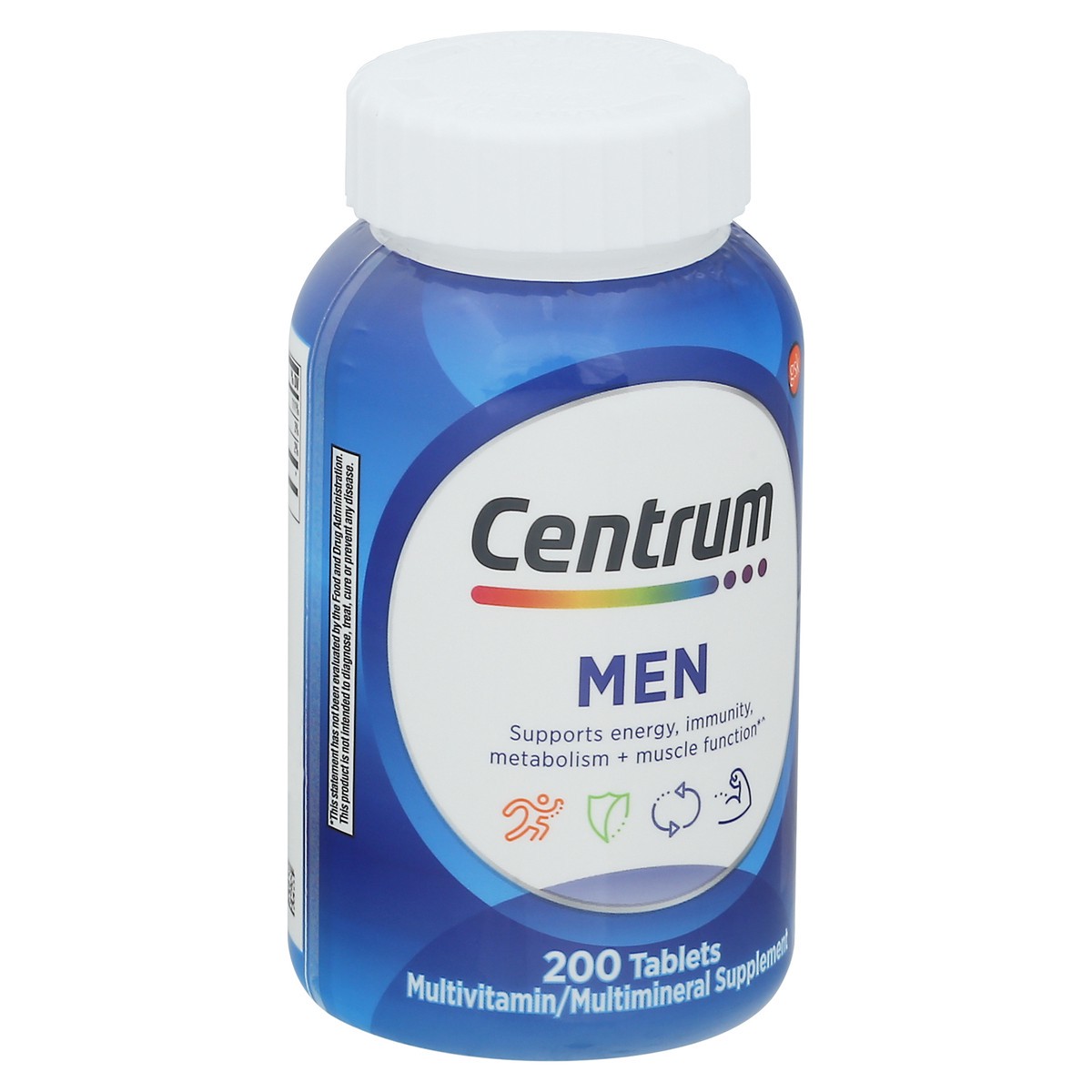slide 6 of 9, Centrum Multivitamin for Men, Multivitamin/Multimineral Supplement with Vitamin D3, B Vitamins and Antioxidants, Gluten Free, Non-GMO Ingredients - 200 Count, 200 ct