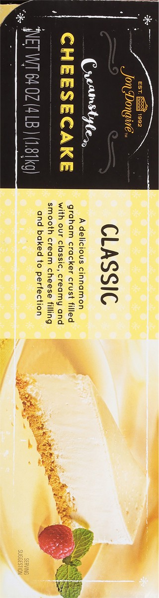 slide 3 of 14, Jon Donaire Creamstyle Classic Cheesecake 64 oz, 64 oz