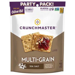 Crunchmaster, Crackers, Sea Salt, Multi-Grain, Party Pack!