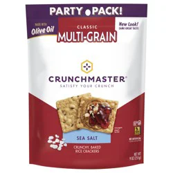 Crunchmaster, Crackers, Sea Salt, Multi-Grain, Party Pack!