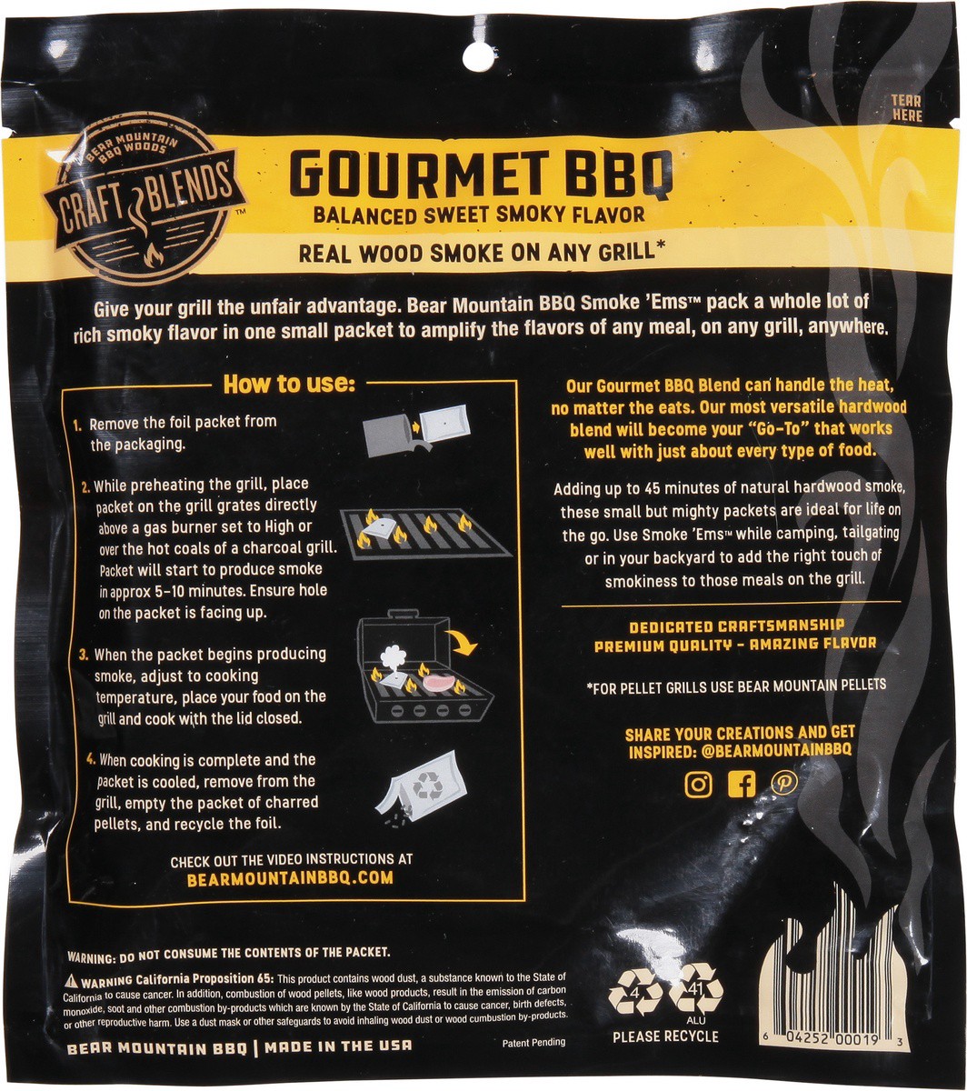 slide 4 of 9, Bear Mountain BBQ Woods Smoke 'Ems Gourmet BBQ 6 oz, 6 oz