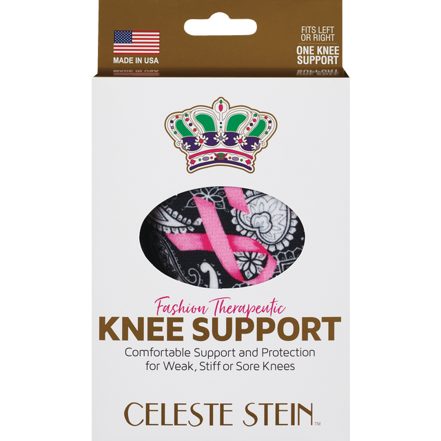 slide 1 of 1, Celeste Stein Knee Support - Michelle Ribbons, 1 ct