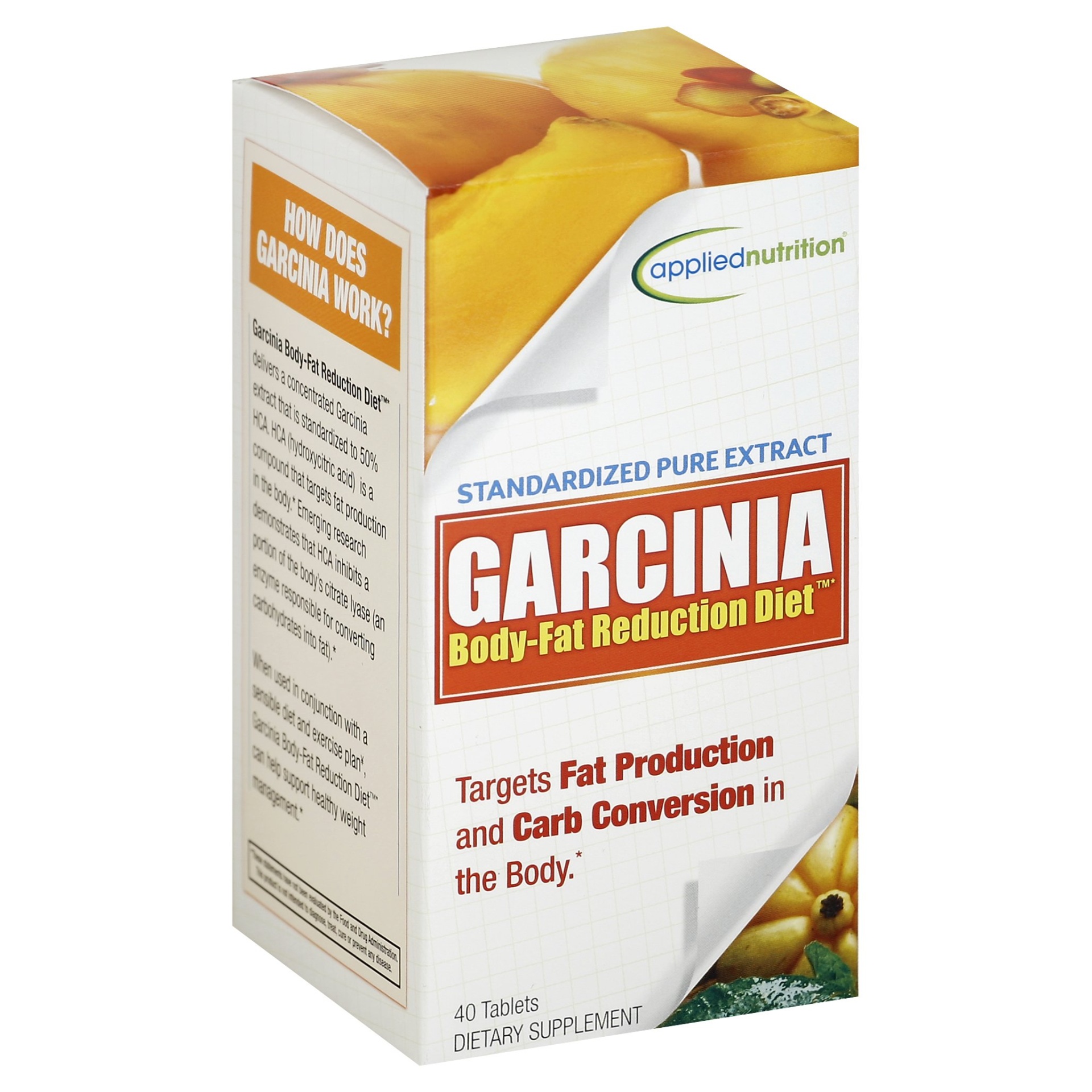 slide 1 of 4, Applied Nutrition Garcinia 40 ea, 40 ct