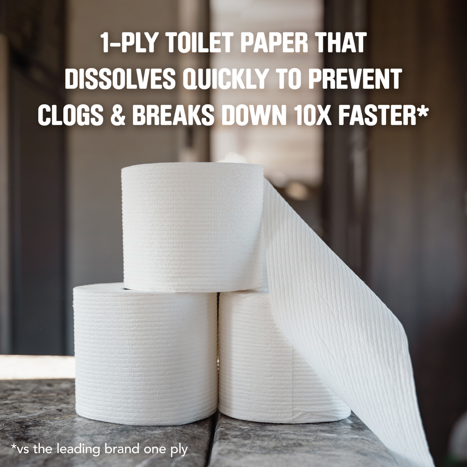slide 5 of 7, Scott Rapid-Dissolving Toilet Paper, 12 Double Rolls, Sustainable, Septic-Safe, Toilet Paper, 12 ct