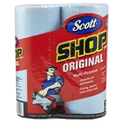Scott Shop Towel Double Roll Blue