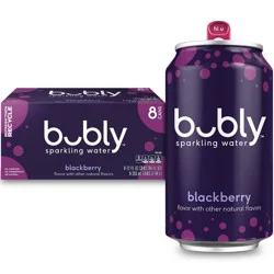 bubly Blackberry Sparkling Water - 8pk/12 fl oz Cans