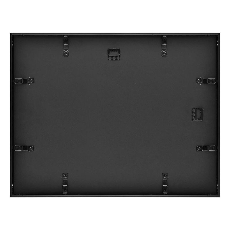 slide 5 of 5, 14.4" x 18.4" Matted to 8" x 10" Thin Gallery Frame Black - Threshold™: Modern Aluminum Wall Decor, 1 ct