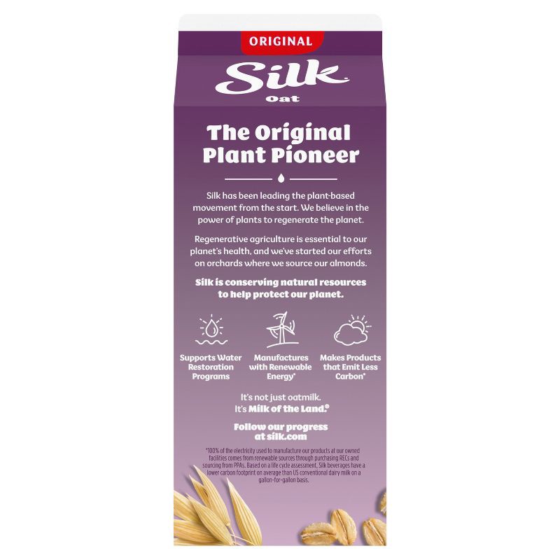 slide 11 of 12, Silk Original Oat Milk - 59 fl oz, 59 fl oz