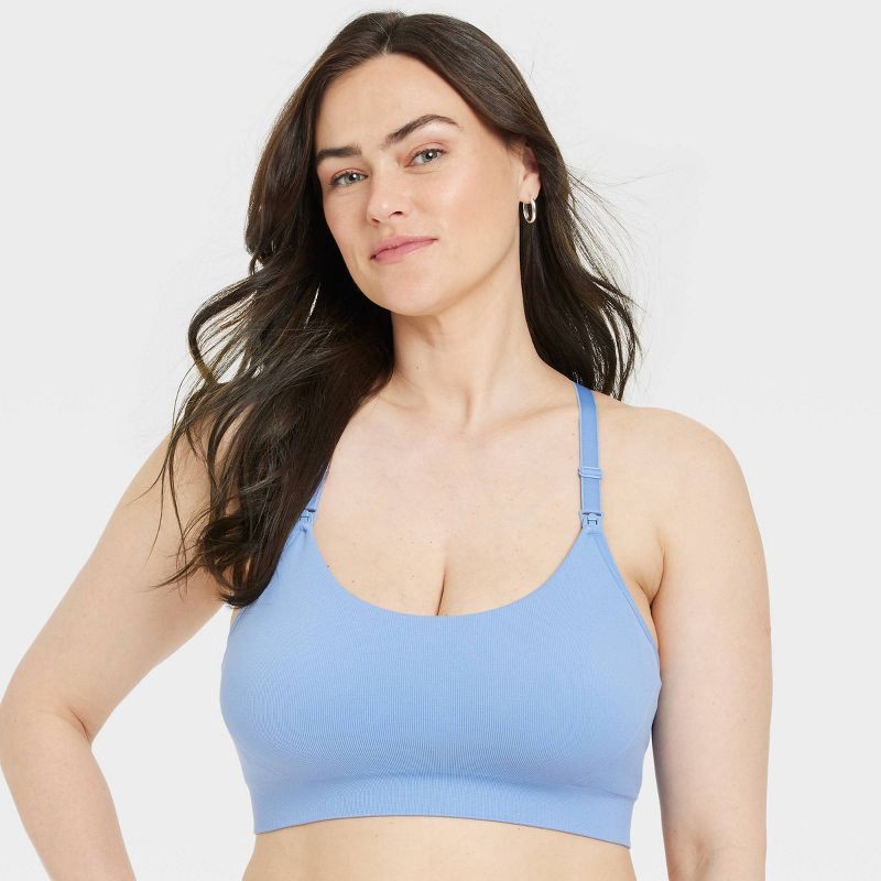 slide 3 of 5, Small Hoop Earring Set 3pc - A New Day™ Silver: Nickel-Free Brass, Hinge Closure, 16+ Age, 0.25" Dimensions, 0.3 Weight, 3 ct